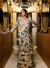 9233 Embroidery Georgette Readymade Party Wear Saree